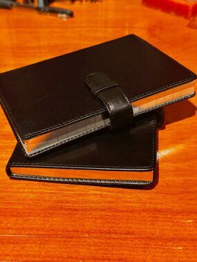 VINTAGE BANANA REPUBLIC GENUINE LEATHER JOURNALS (2) - NWOT